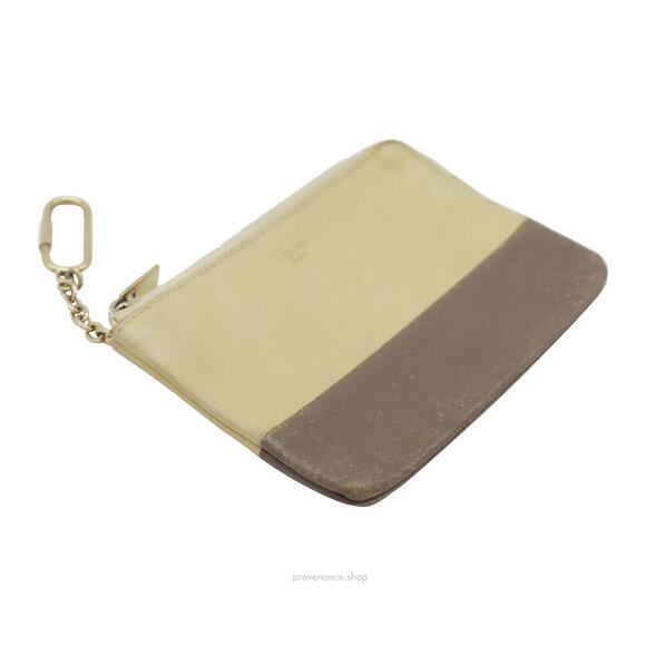🔴 Celine Key Pouch Cles - Olive Drab/Cream - Picture 4 of 8
